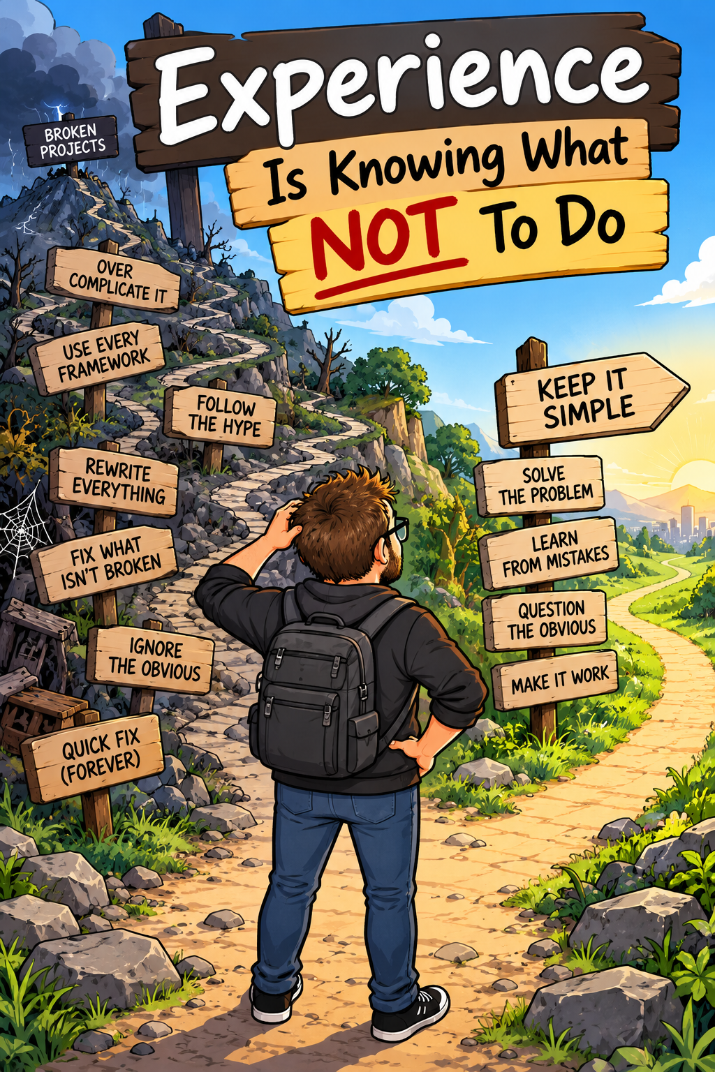 Experience Is Knowing What Not to Do
